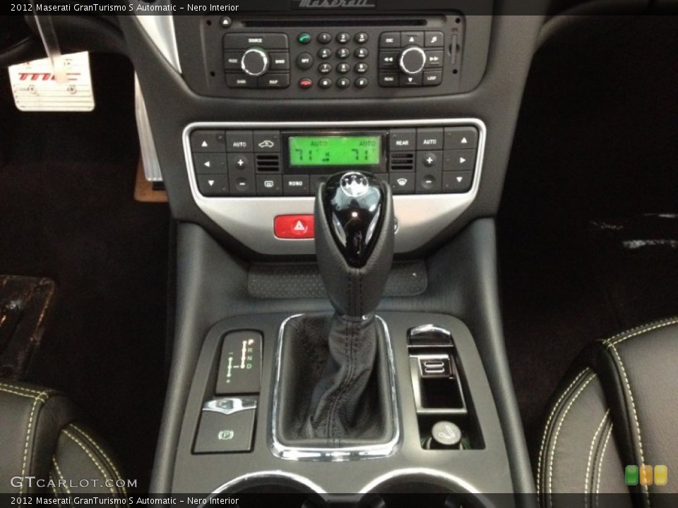 Nero Interior Transmission for the 2012 Maserati GranTurismo S Automatic #64122424