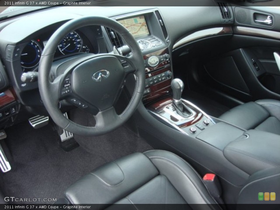 Graphite Interior Prime Interior for the 2011 Infiniti G 37 x AWD Coupe #64131163