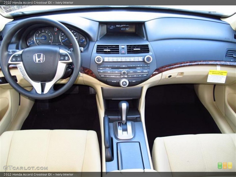 Ivory Interior Dashboard for the 2012 Honda Accord Crosstour EX #64132905