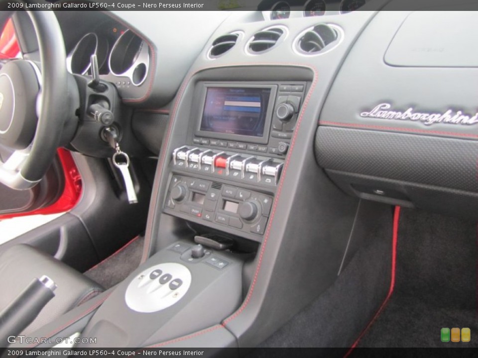 Nero Perseus Interior Controls for the 2009 Lamborghini Gallardo LP560-4 Coupe #64134925