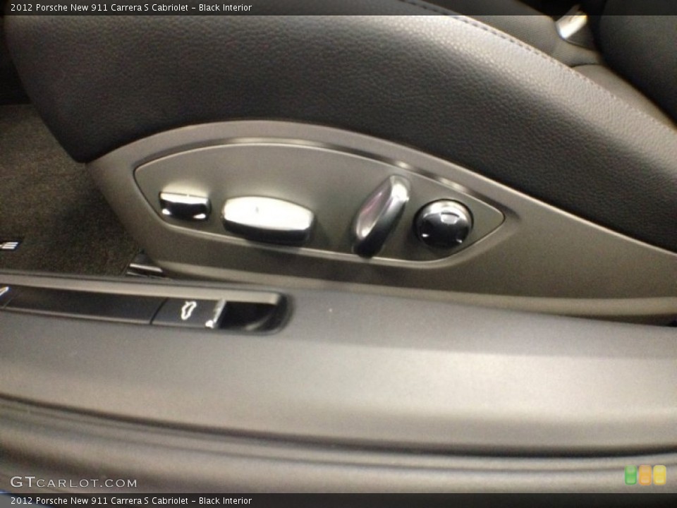Black Interior Controls for the 2012 Porsche New 911 Carrera S Cabriolet #64138357