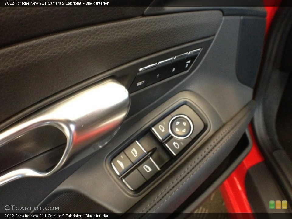 Black Interior Controls for the 2012 Porsche New 911 Carrera S Cabriolet #64138376