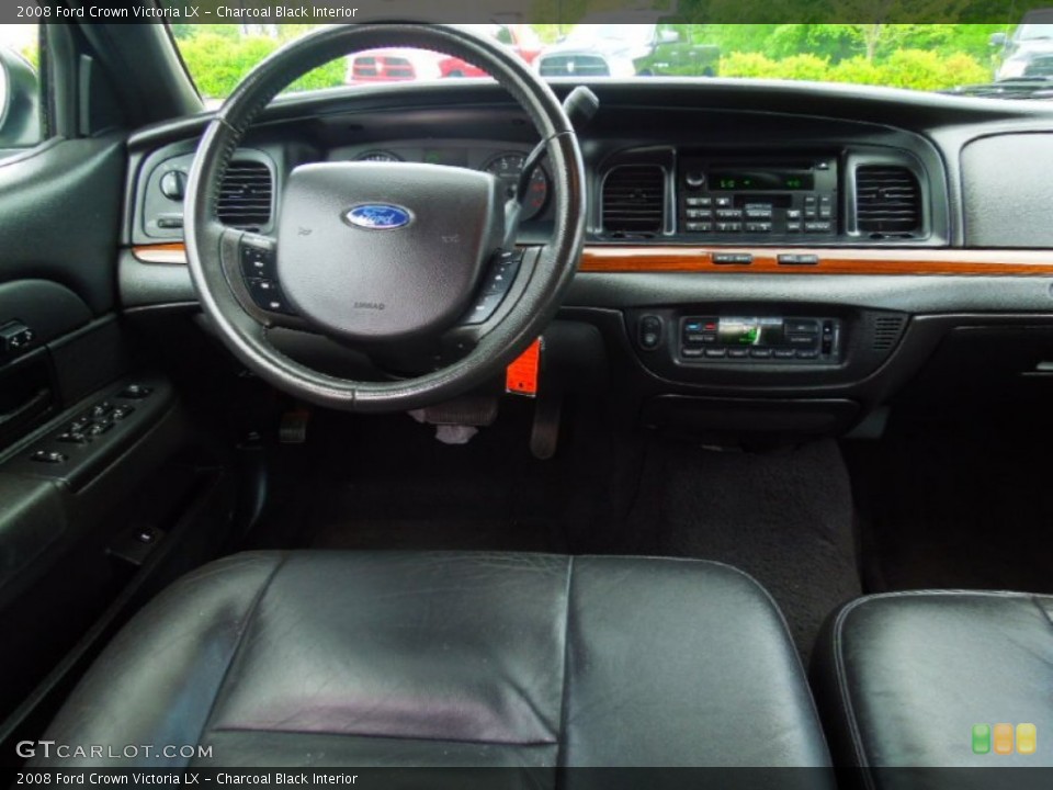 Charcoal Black Interior Dashboard for the 2008 Ford Crown Victoria LX #64144576