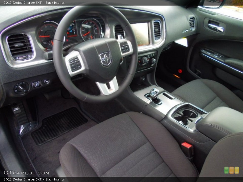 Black Interior Prime Interior for the 2012 Dodge Charger SXT #64145717