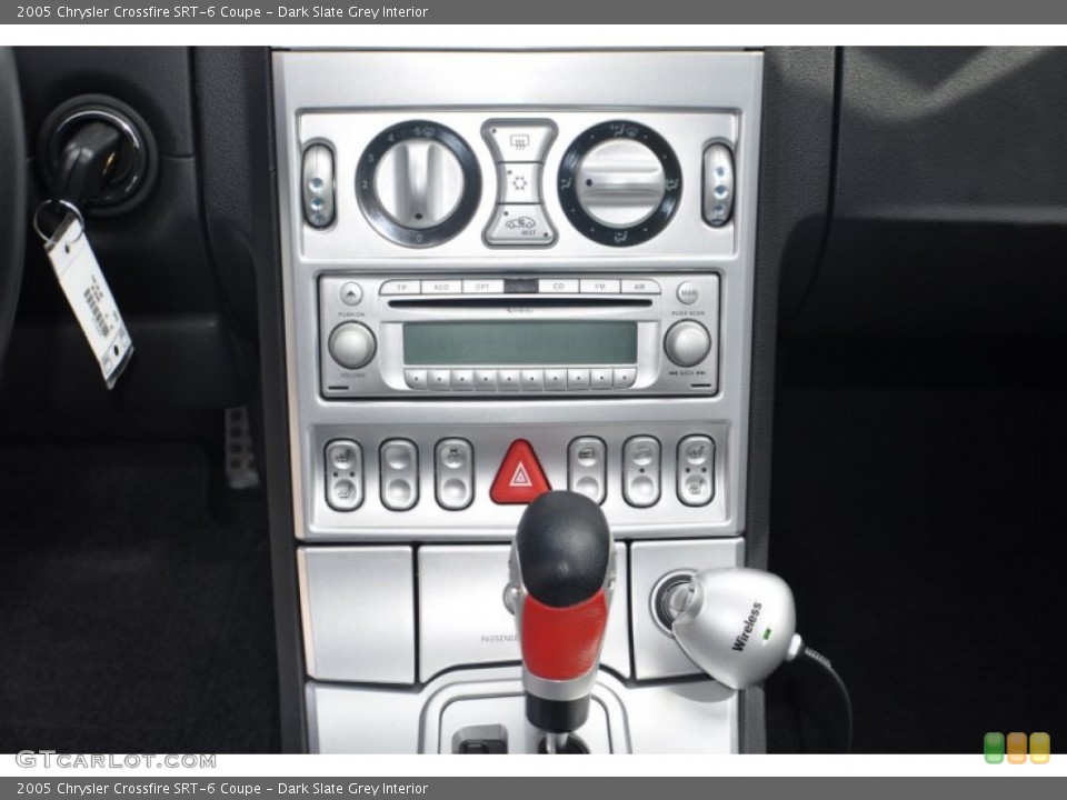 Dark Slate Grey Interior Controls for the 2005 Chrysler Crossfire SRT-6 Coupe #64149633