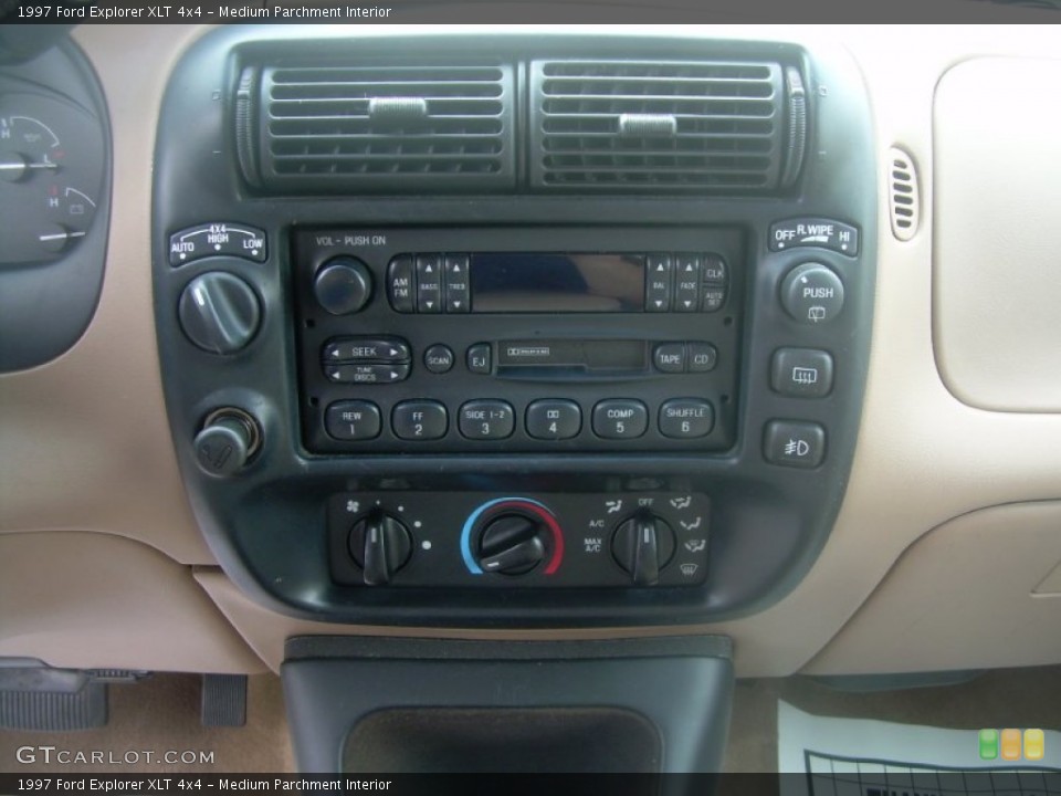 Medium Parchment Interior Controls for the 1997 Ford Explorer XLT 4x4 #64152650