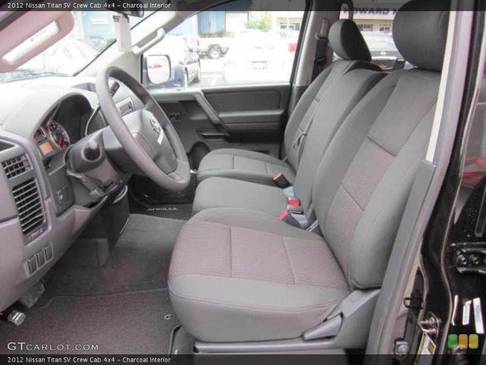 Charcoal Interior Photo for the 2012 Nissan Titan SV Crew Cab 4x4 #64154078