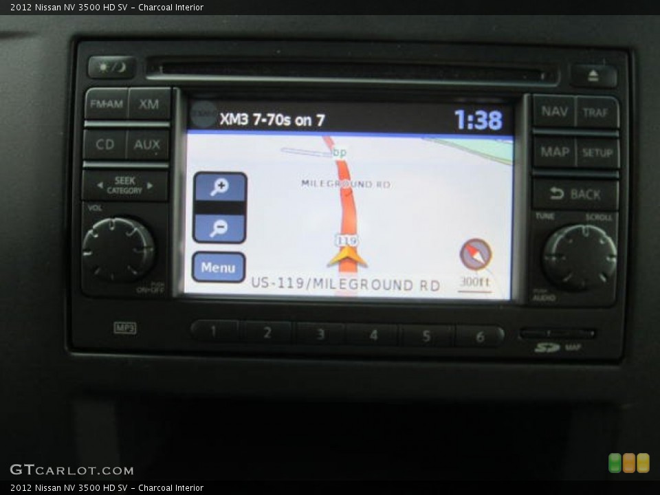 Charcoal Interior Navigation for the 2012 Nissan NV 3500 HD SV #64154150