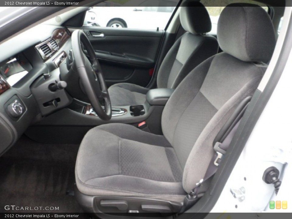 Ebony Interior Photo for the 2012 Chevrolet Impala LS #64154646