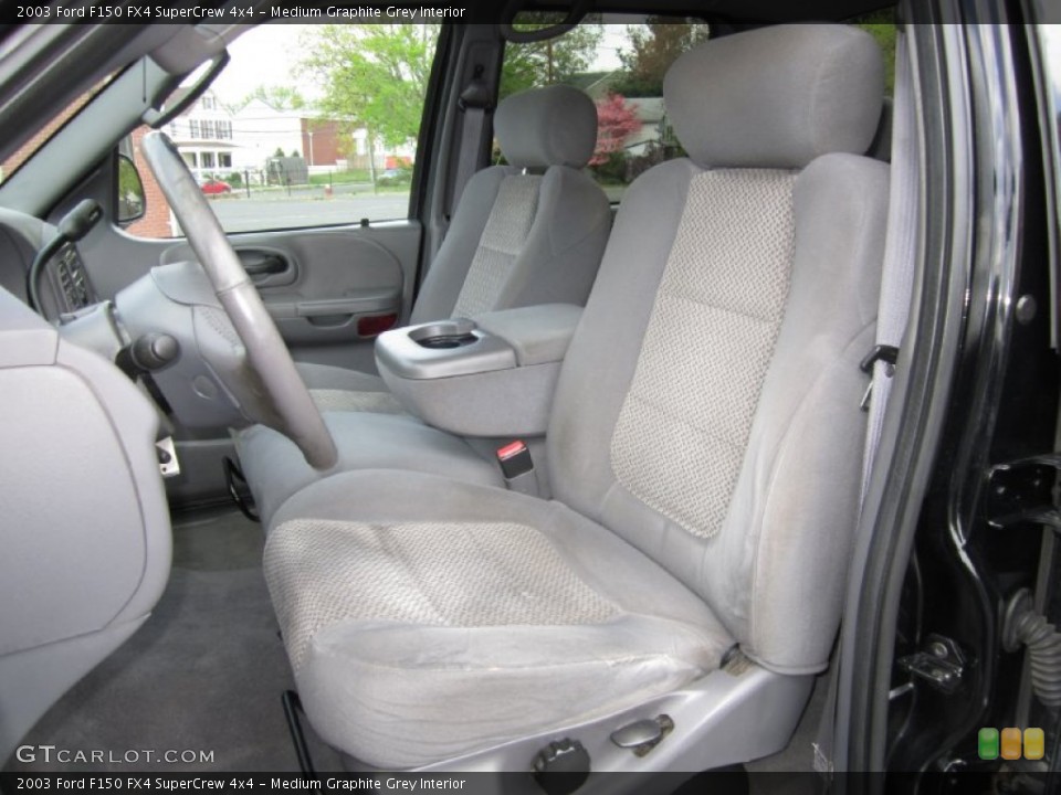 Medium Graphite Grey Interior Photo for the 2003 Ford F150 FX4 SuperCrew 4x4 #64163929