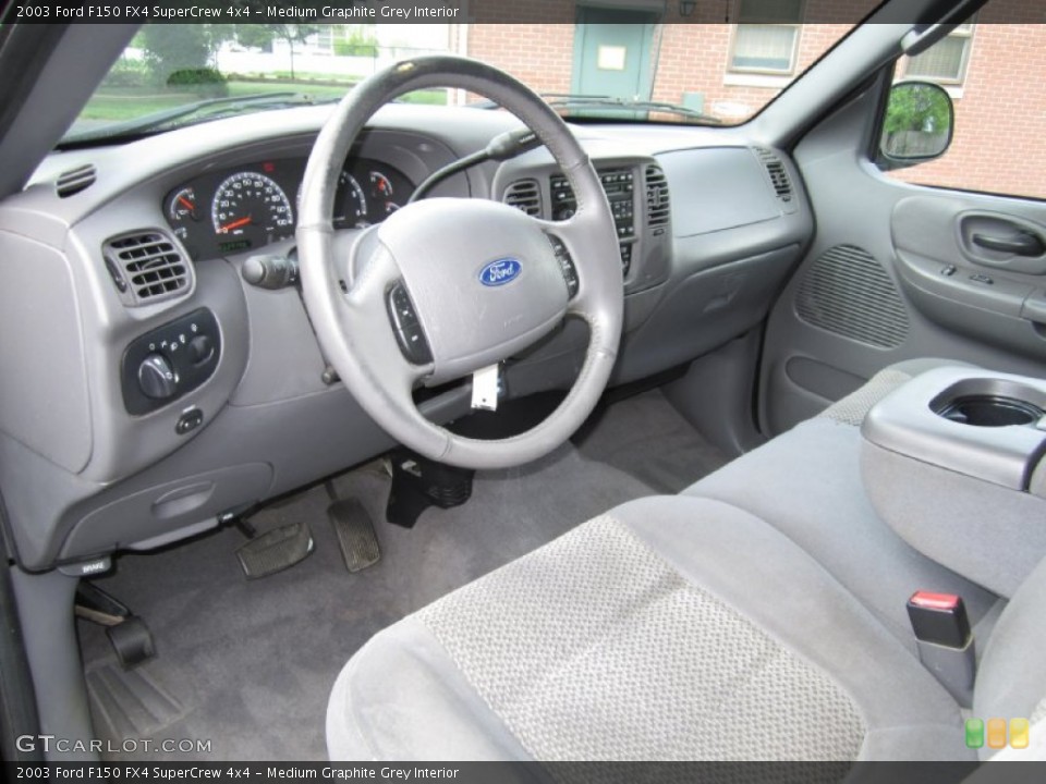 Medium Graphite Grey Interior Photo for the 2003 Ford F150 FX4 SuperCrew 4x4 #64163947