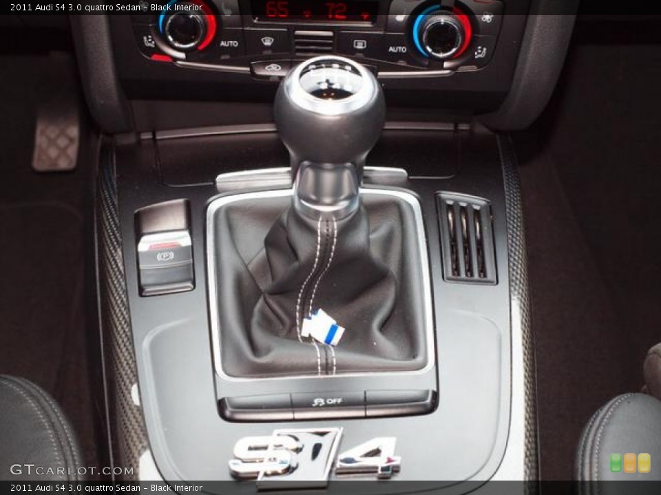 Black Interior Transmission for the 2011 Audi S4 3.0 quattro Sedan #64165048