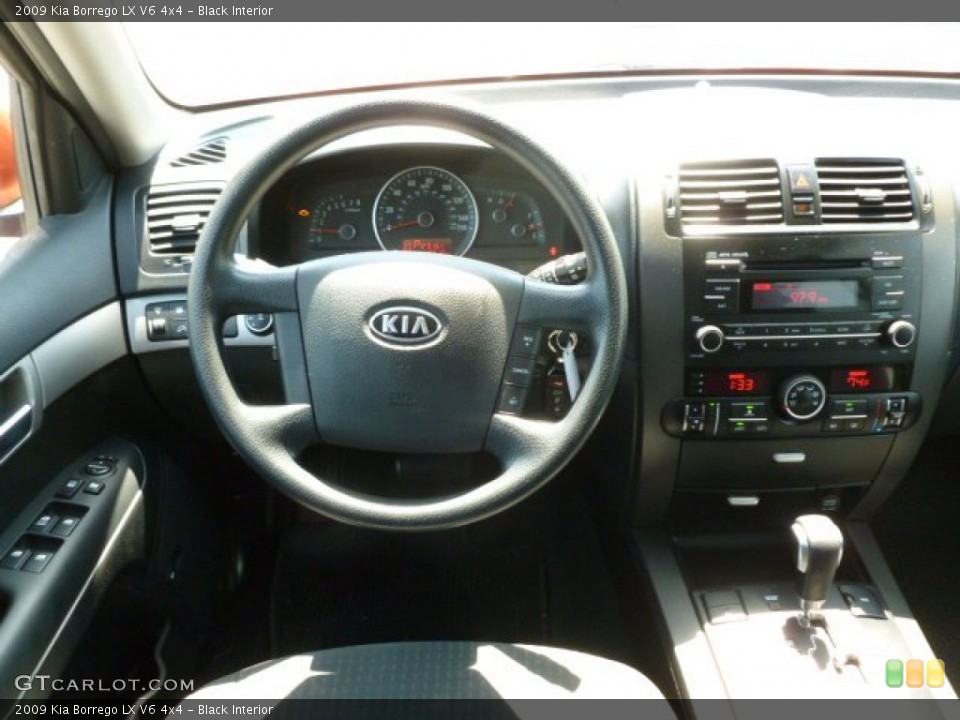 Black Interior Dashboard for the 2009 Kia Borrego LX V6 4x4 #64173820