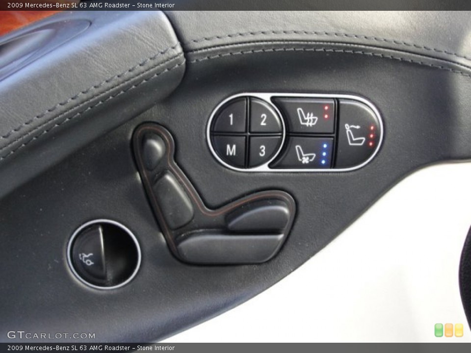 Stone Interior Controls for the 2009 Mercedes-Benz SL 63 AMG Roadster #64177478
