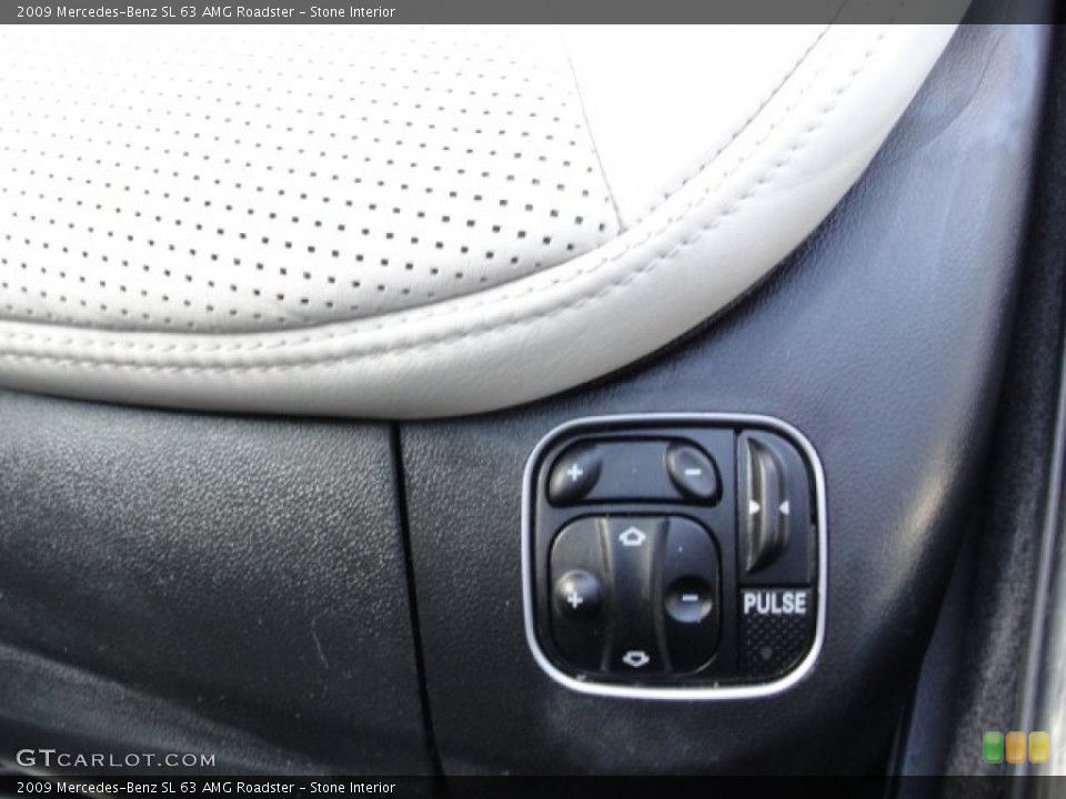 Stone Interior Controls for the 2009 Mercedes-Benz SL 63 AMG Roadster #64177521