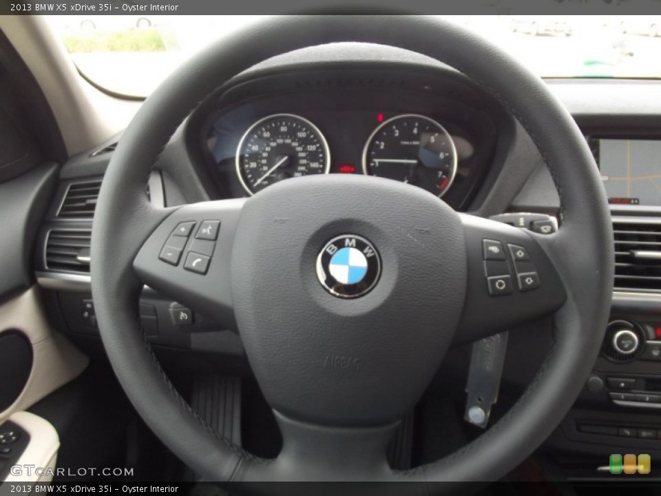 Oyster Interior Steering Wheel for the 2013 BMW X5 xDrive 35i #64183756