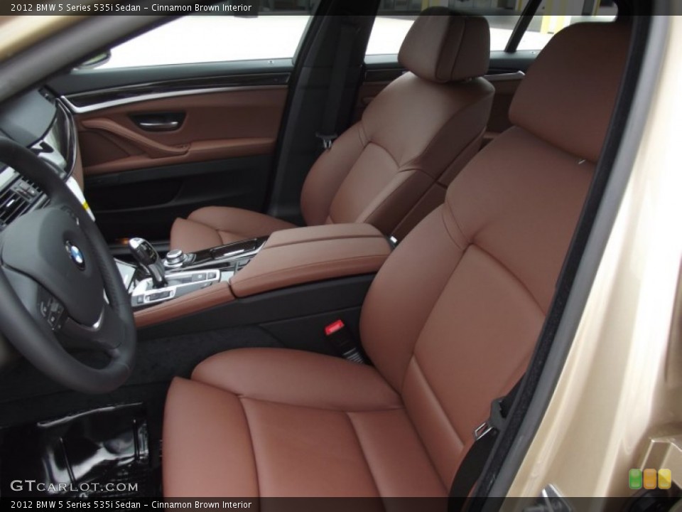 Cinnamon Brown Interior Photo for the 2012 BMW 5 Series 535i Sedan #64184122
