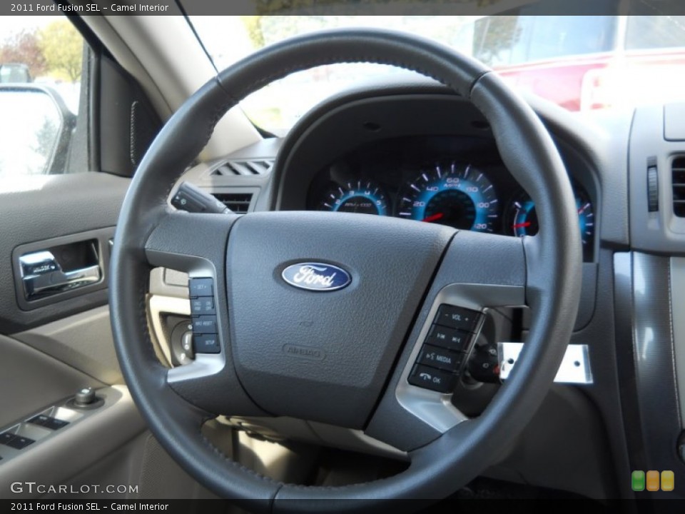 Camel Interior Steering Wheel for the 2011 Ford Fusion SEL #64185439