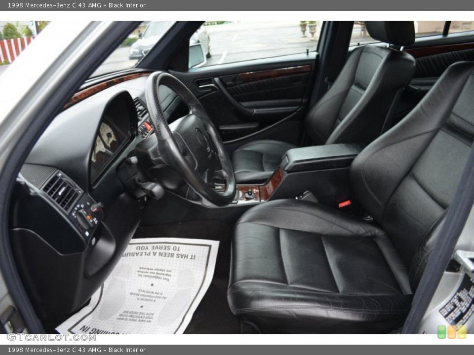 Black Interior Photo for the 1998 Mercedes-Benz C 43 AMG #64189742