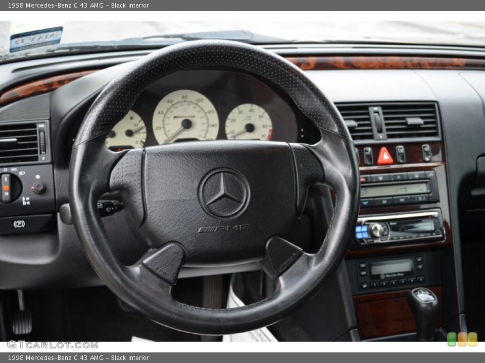 Black Interior Steering Wheel for the 1998 Mercedes-Benz C 43 AMG #64189775