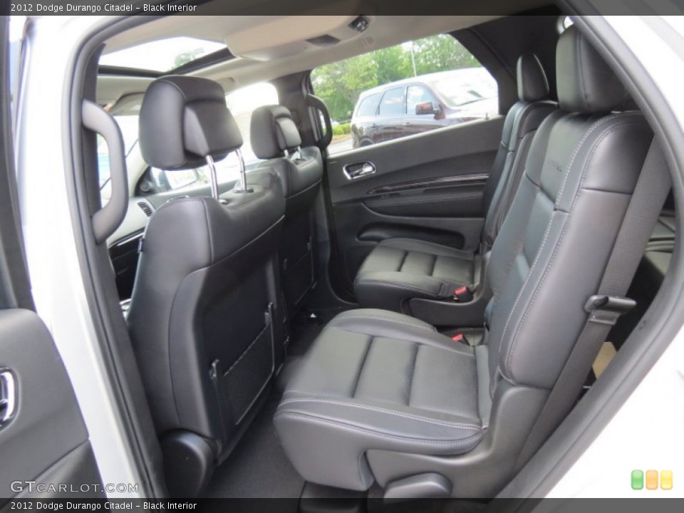 Black Interior Rear Seat for the 2012 Dodge Durango Citadel #64191647