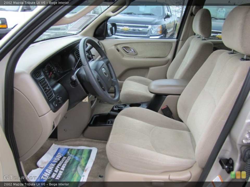 Beige Interior Photo for the 2002 Mazda Tribute LX V6 #64196000