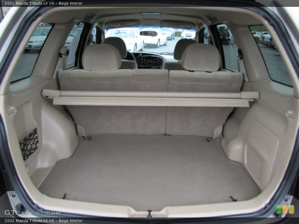 Beige Interior Trunk for the 2002 Mazda Tribute LX V6 #64196168