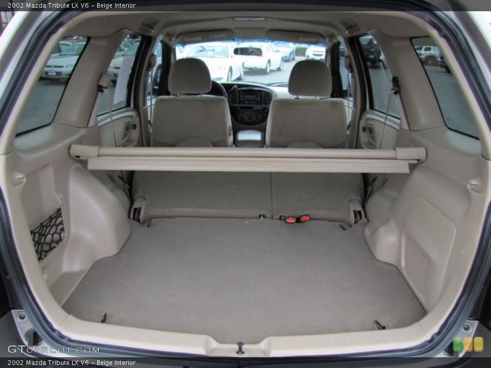 Beige Interior Trunk for the 2002 Mazda Tribute LX V6 #64196177