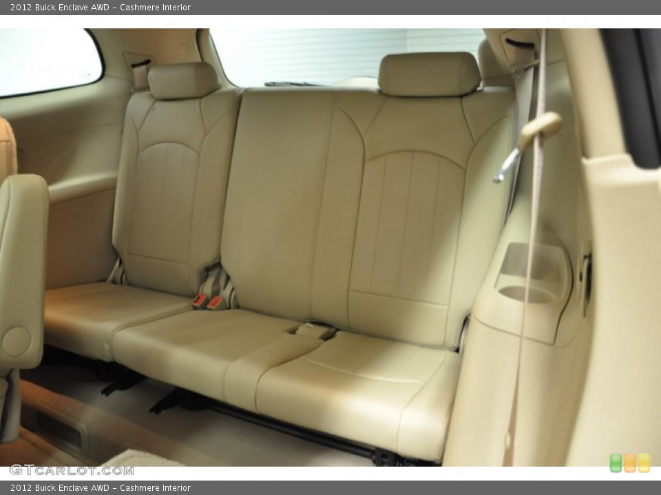Cashmere Interior Rear Seat for the 2012 Buick Enclave AWD #64207289