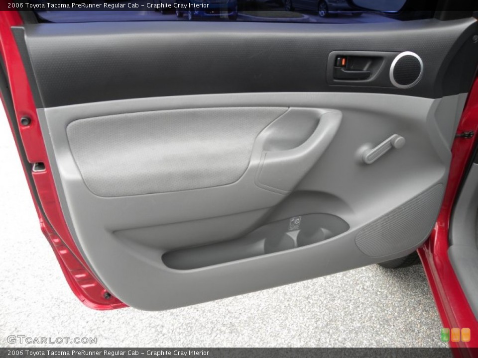 Graphite Gray Interior Door Panel for the 2006 Toyota Tacoma PreRunner Regular Cab #64207445