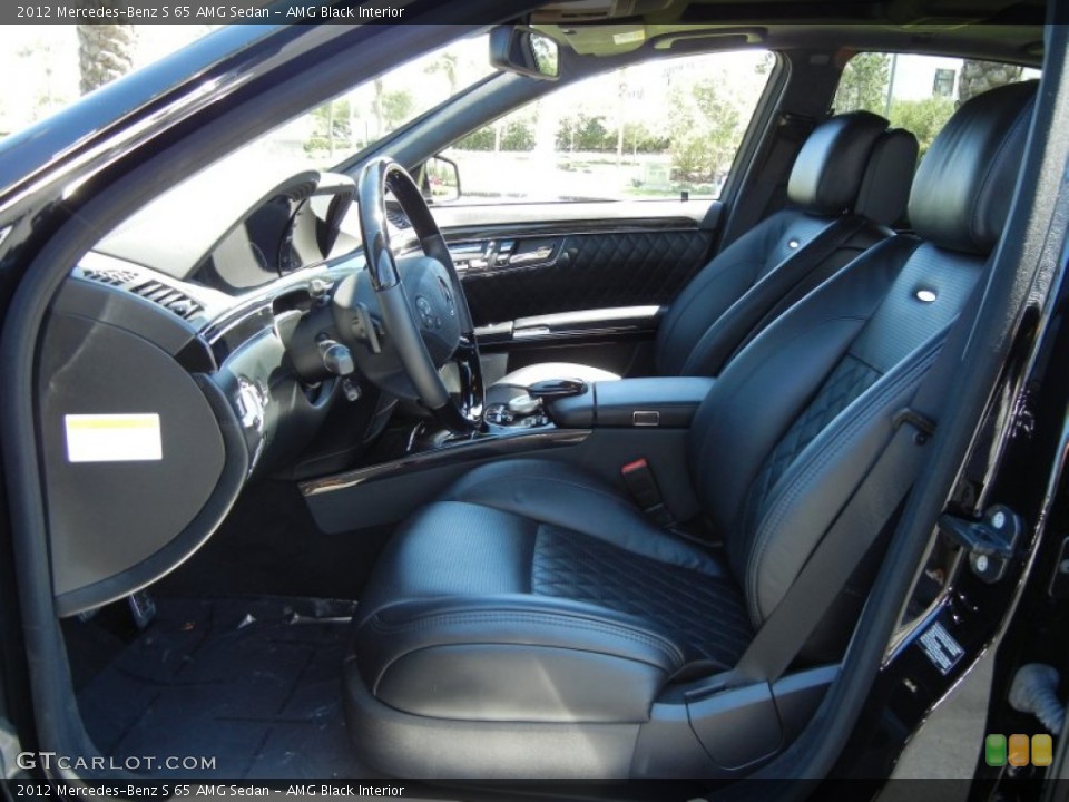 AMG Black Interior Photo for the 2012 Mercedes-Benz S 65 AMG Sedan #64209353