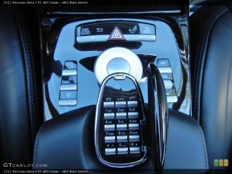 AMG Black Interior Controls for the 2012 Mercedes-Benz S 65 AMG Sedan #64209544