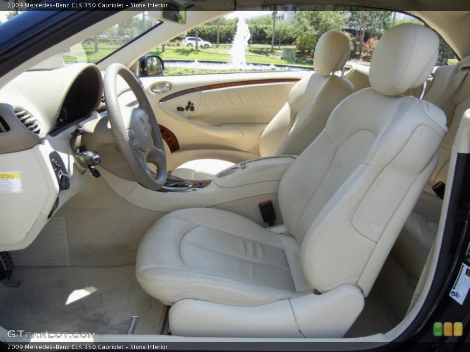 Stone Interior Photo for the 2009 Mercedes-Benz CLK 350 Cabriolet #64210159