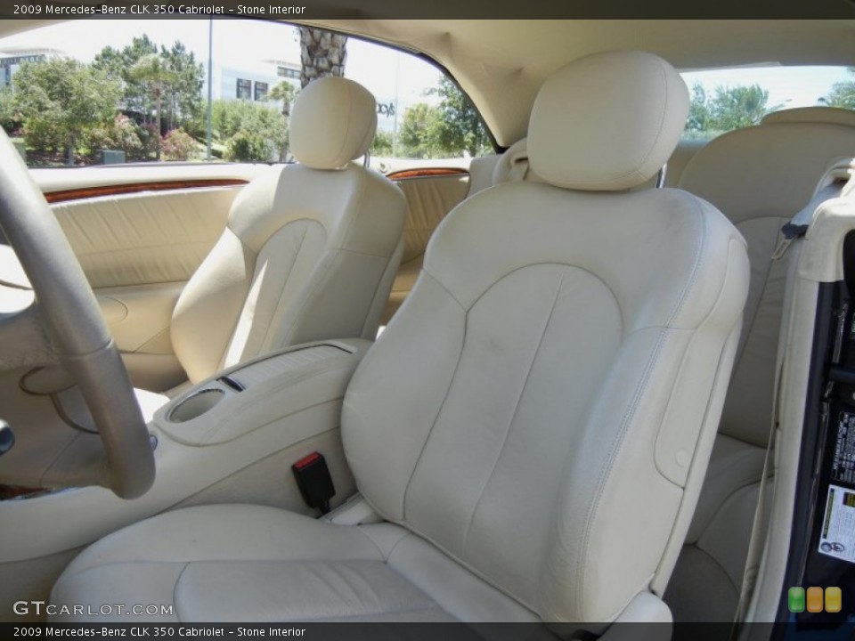 Stone Interior Photo for the 2009 Mercedes-Benz CLK 350 Cabriolet #64210169