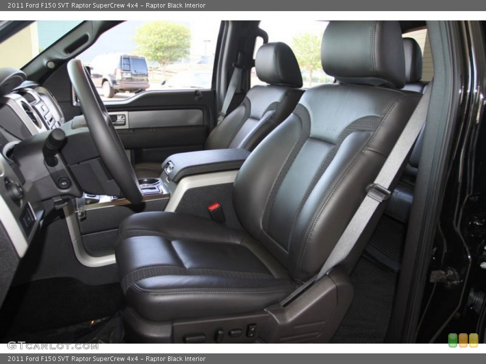 Raptor Black Interior Photo for the 2011 Ford F150 SVT Raptor SuperCrew 4x4 #64212497