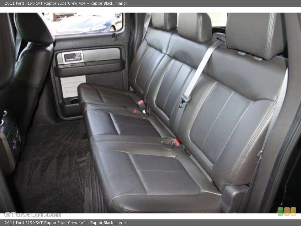 Raptor Black Interior Rear Seat for the 2011 Ford F150 SVT Raptor SuperCrew 4x4 #64212506