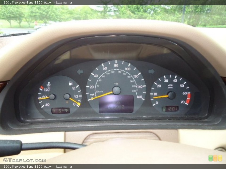 Java Interior Gauges for the 2001 Mercedes-Benz E 320 Wagon #64220032