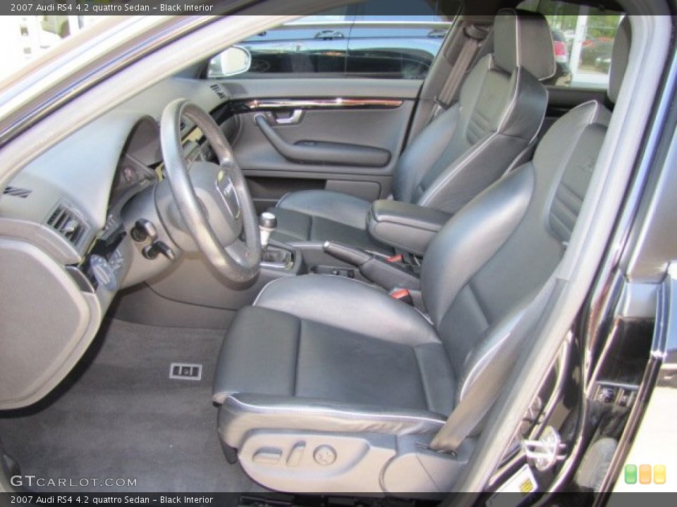 Black Interior Photo for the 2007 Audi RS4 4.2 quattro Sedan #64220870