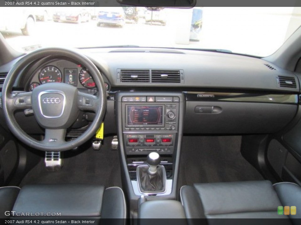 Black Interior Dashboard for the 2007 Audi RS4 4.2 quattro Sedan #64220876