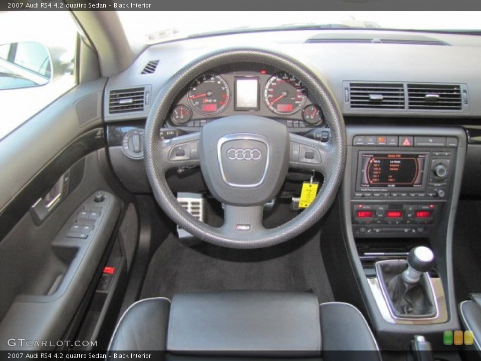 Black Interior Dashboard for the 2007 Audi RS4 4.2 quattro Sedan #64220930