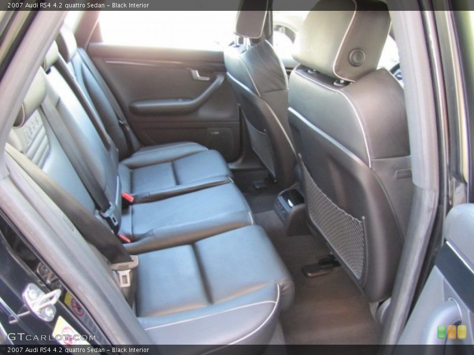 Black Interior Photo for the 2007 Audi RS4 4.2 quattro Sedan #64221014