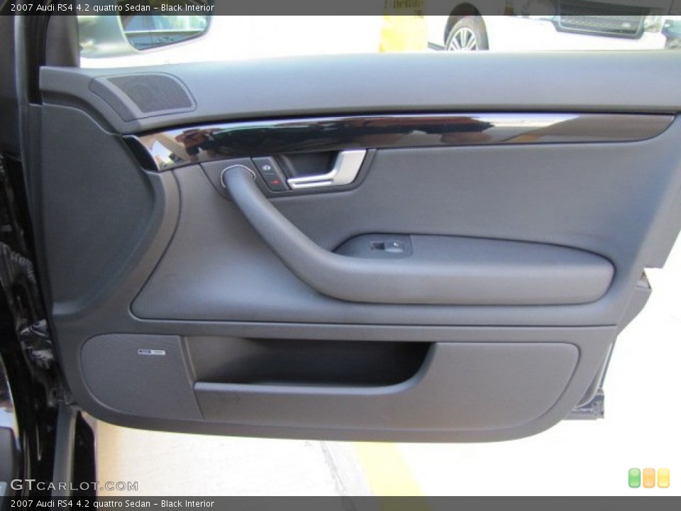 Black Interior Door Panel for the 2007 Audi RS4 4.2 quattro Sedan #64221092