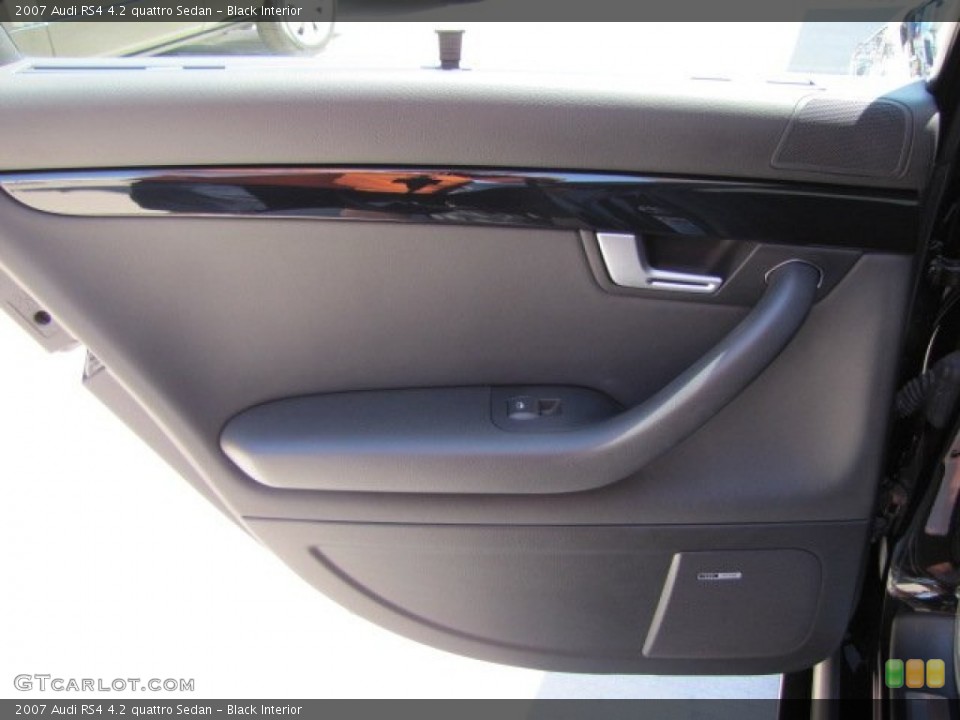 Black Interior Door Panel for the 2007 Audi RS4 4.2 quattro Sedan #64221101