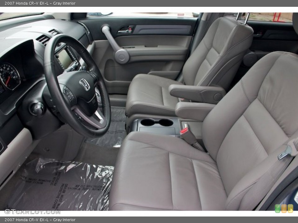 Gray Interior Photo for the 2007 Honda CR-V EX-L #64226483
