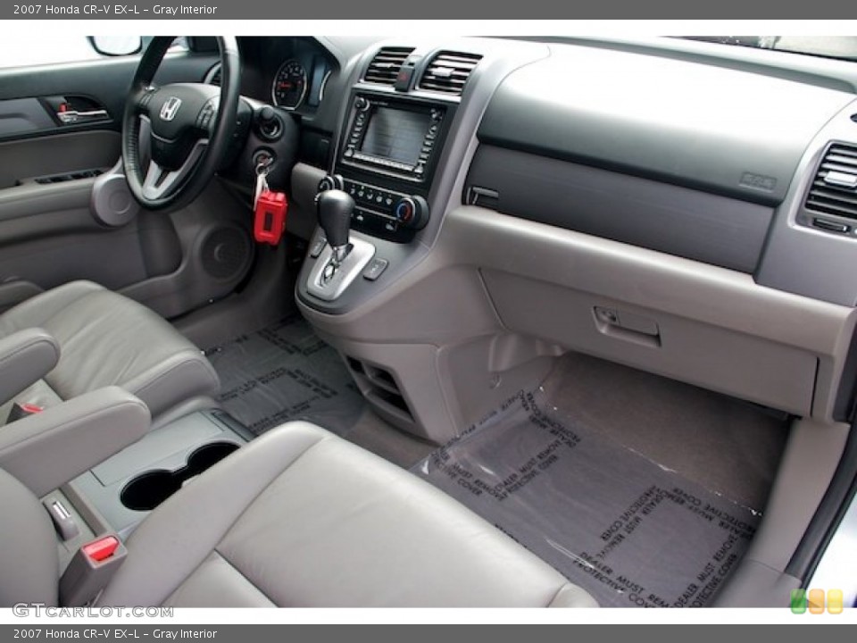 Gray Interior Dashboard for the 2007 Honda CR-V EX-L #64226600