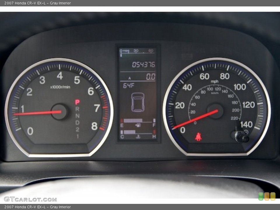 Gray Interior Gauges for the 2007 Honda CR-V EX-L #64226633