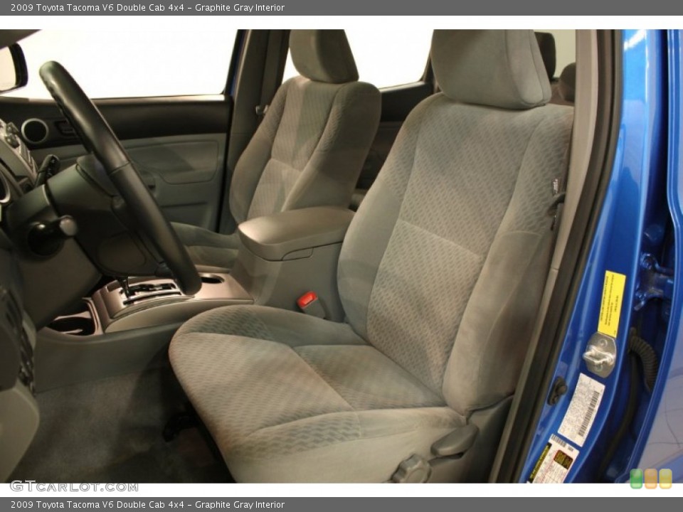 Graphite Gray Interior Photo for the 2009 Toyota Tacoma V6 Double Cab 4x4 #64227557