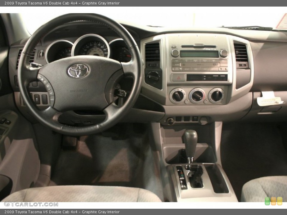 Graphite Gray Interior Dashboard for the 2009 Toyota Tacoma V6 Double Cab 4x4 #64227578