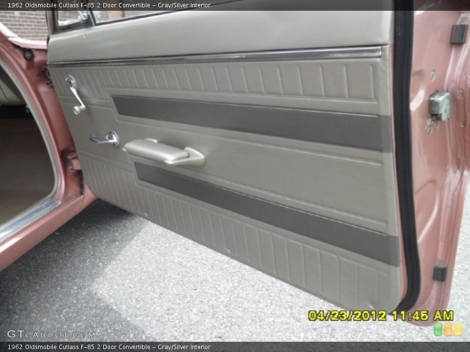 Gray/Silver Interior Door Panel for the 1962 Oldsmobile Cutlass F-85 2 Door Convertible #64232416
