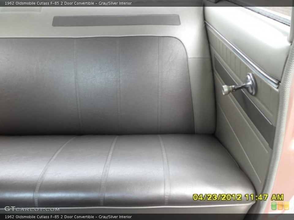 Gray/Silver Interior Photo for the 1962 Oldsmobile Cutlass F-85 2 Door Convertible #64232498